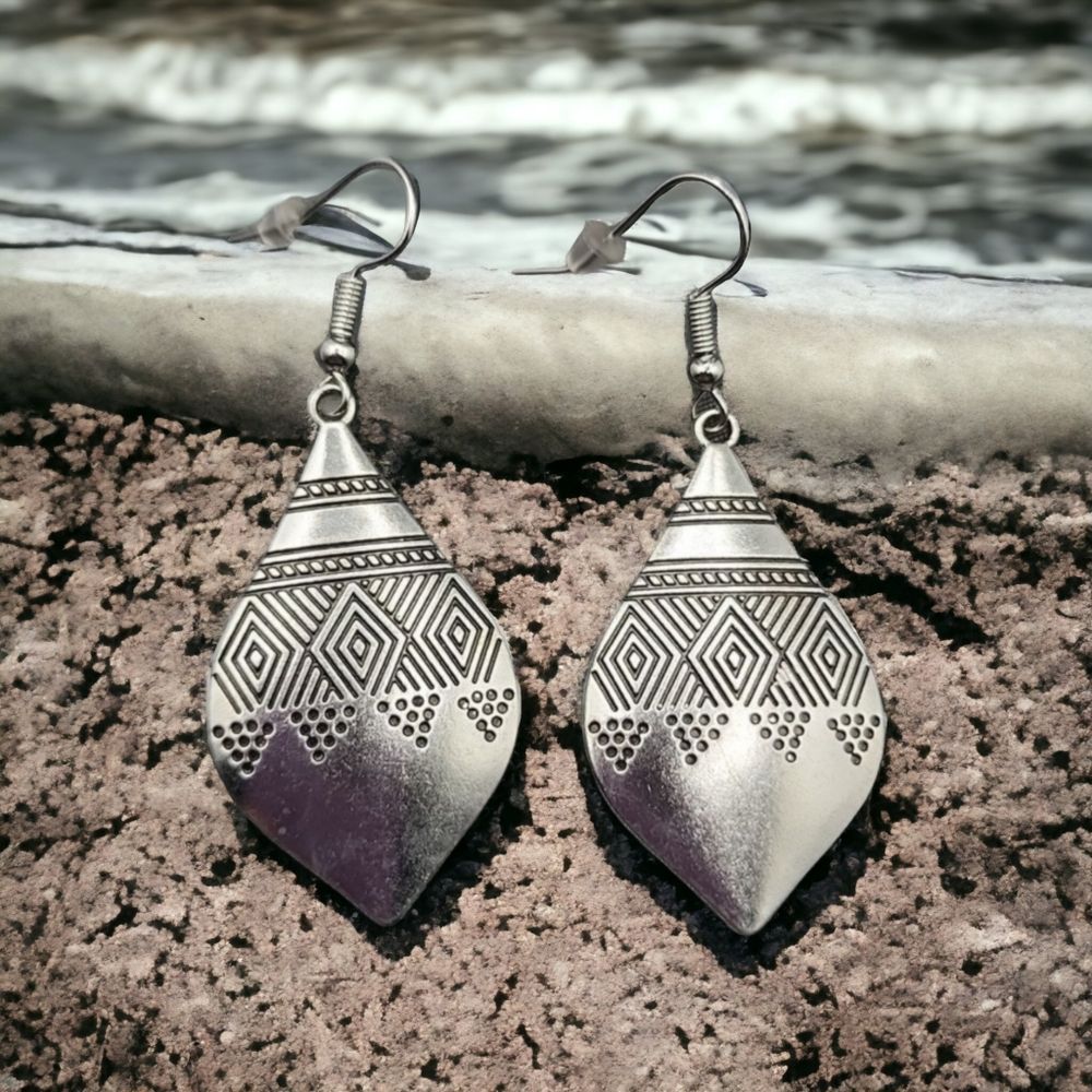 Boho Silver Color earrings